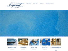 Tablet Screenshot of legendpottery.com.au
